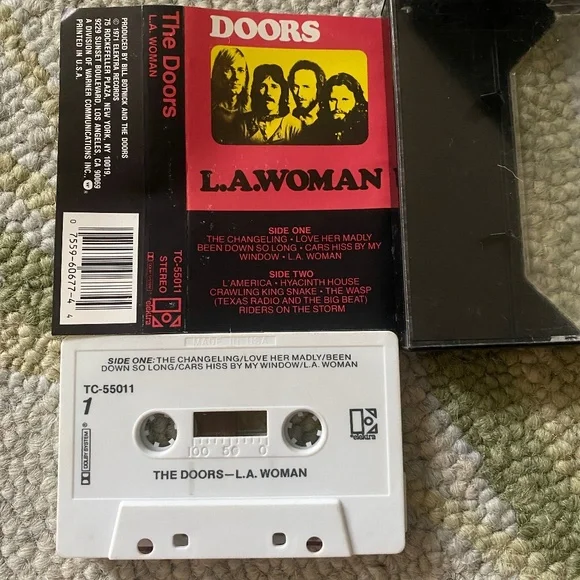 The Doors I Lot of 7 Cassette Tapes Late-1960s to Early-1980s
